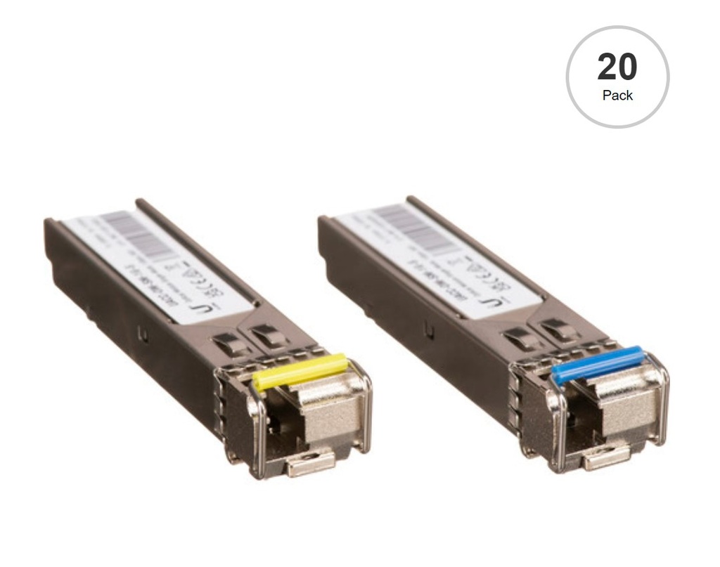 MODULO OPTICO Single-Mode Module 1Gbps BiDi 20 PACK UACC-OM-SM-1G-S-20 (POR UNIDAD)