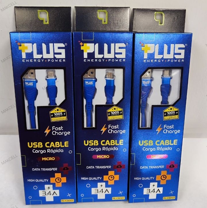 CABLE USB CARGA RAPIDA PLUS ENERGY POWER PL-CB002