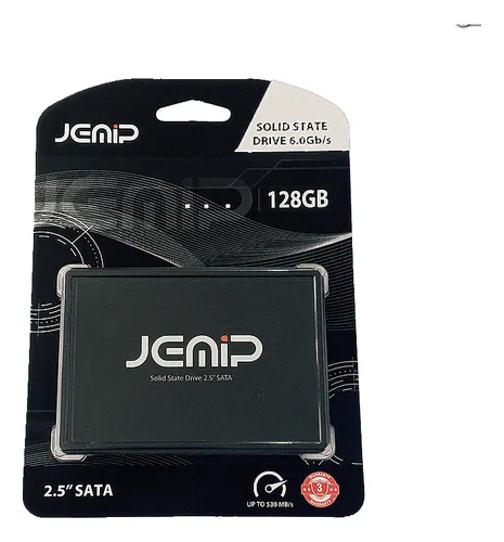 SSD JEMIP 128GB 2.5" SATA 3 530MB/s 480MB/s 