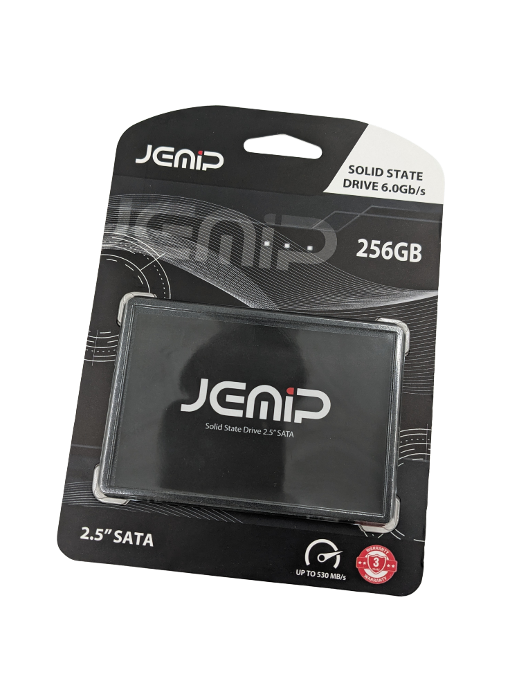 SSD JEMIP 256GB 2.5" SATA 3 530MB/s 480MB/s 
