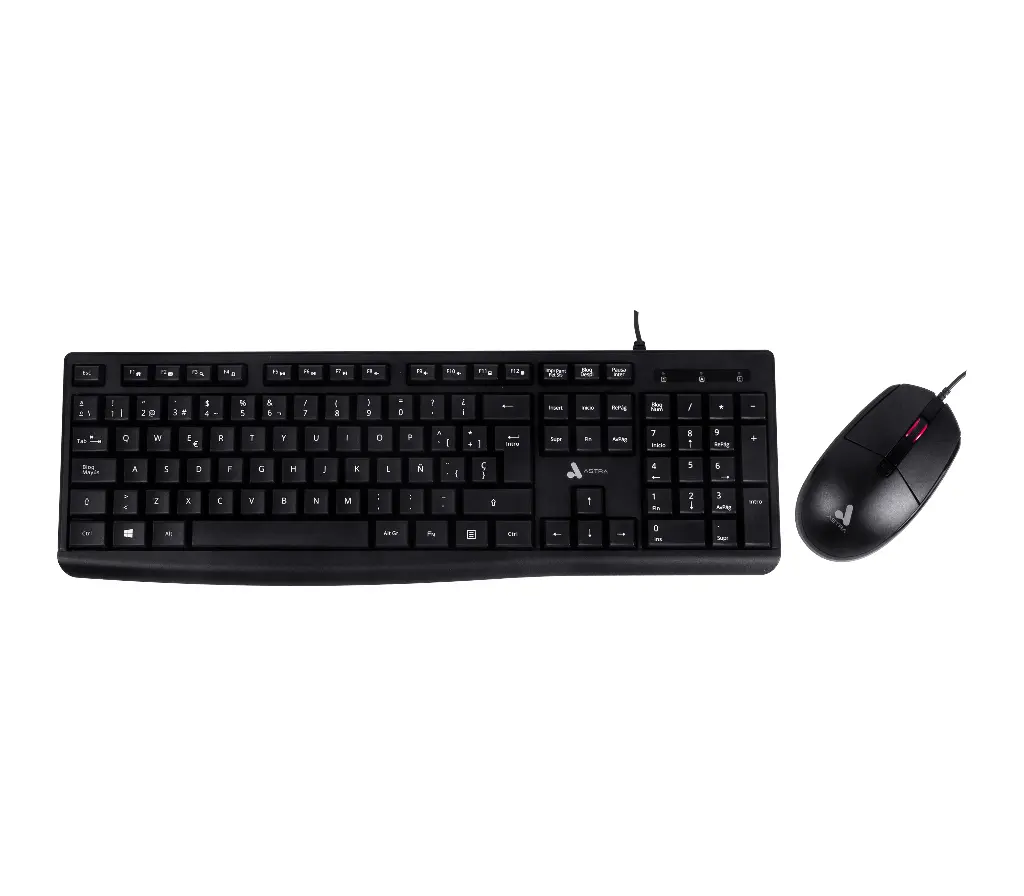 ASTRA TECLADO Y MOUSE ALAMBRICO USB K11 NEGRO