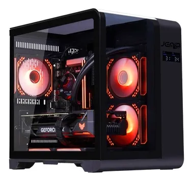 CASE JEMIP GAMING CYBORG CS24/ 2xUSB+USB3.0 HD AUDIO 3xFAN ARGB FRONTAL-LATERAL ACRILICO 