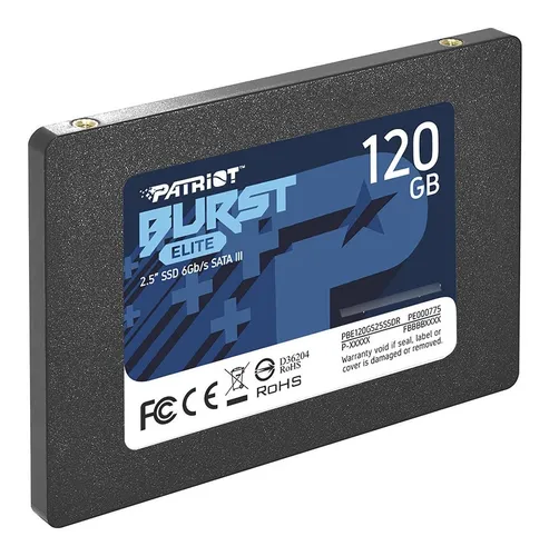 DISCO SOLIDO PATRIOT 120GB 2.5" SATA 3 540MB/s PBE120GS25SSSD
