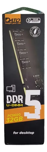 MEMORIA DATO DDR5 32GB PC5600 PARA PC DT32G5DLDND56