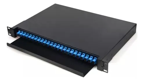 BANDEJA DE F.O CON 24 MODULOS SC/UPC DUPLEX 48 HILOS RM-MM 1U PPFO24PDSC-MM