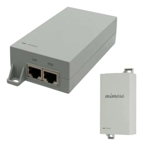 Poe Mimosa 24v Gigabit Passive Injector 12w 0.5a 