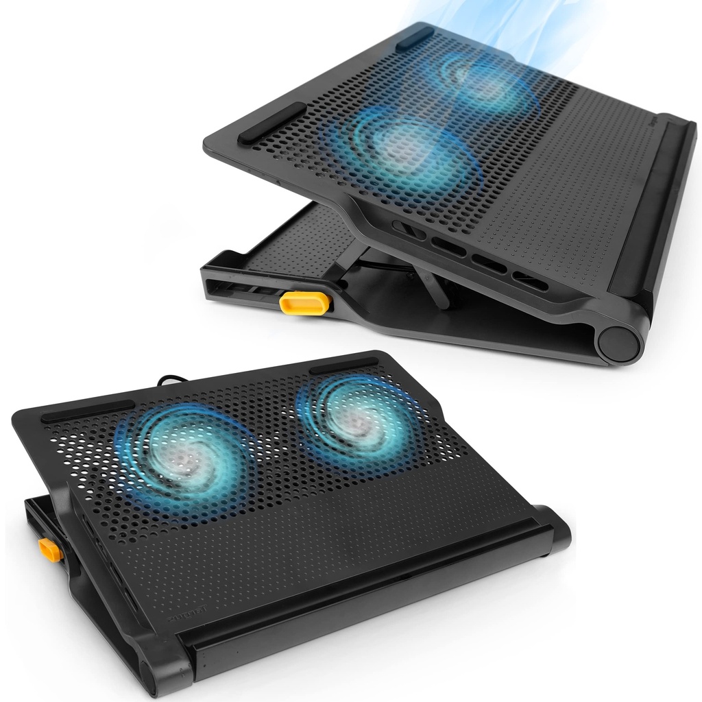 TAPETE DE ENFRIAMIENTO 16" DE VENTILADOR DUAL CON CONEXION USB TARGUS AWE61US