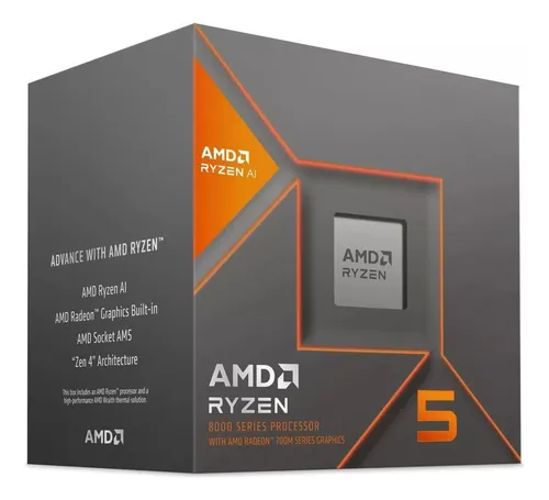 PROCESADOR AMD RYZEN 5 8500G 100000931 BOX WITH RADEON TM GRAPHICS 6 CORE