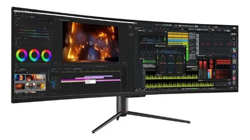 MONITOR JEMIP 49" GAMING CURVO JP144-490GC DQHD 5100x1440 144Hz IPS 2xHDMI 2xDP NEGRO