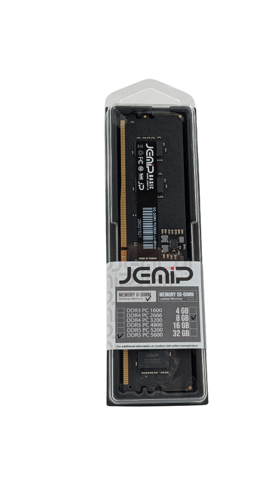 MEMORIA RAM JEMIP 16GB DDR5 5600MHZ UDIMM PARA PC