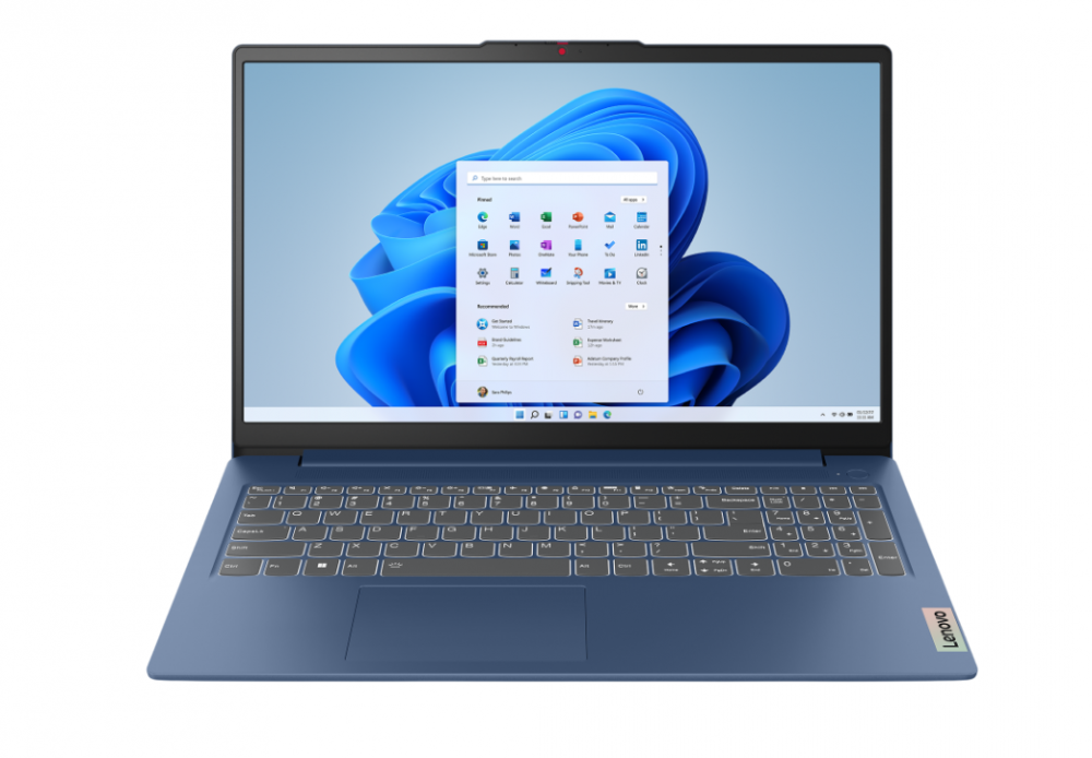  NOTEBOOK LENOVO IDEAPAD SLIM 3 15ABR8 15.6" TOUCHSCREEN RYZEN 7-7730U 16GB 512GB SSD FREEDOS AZUL 82XM00BAUS