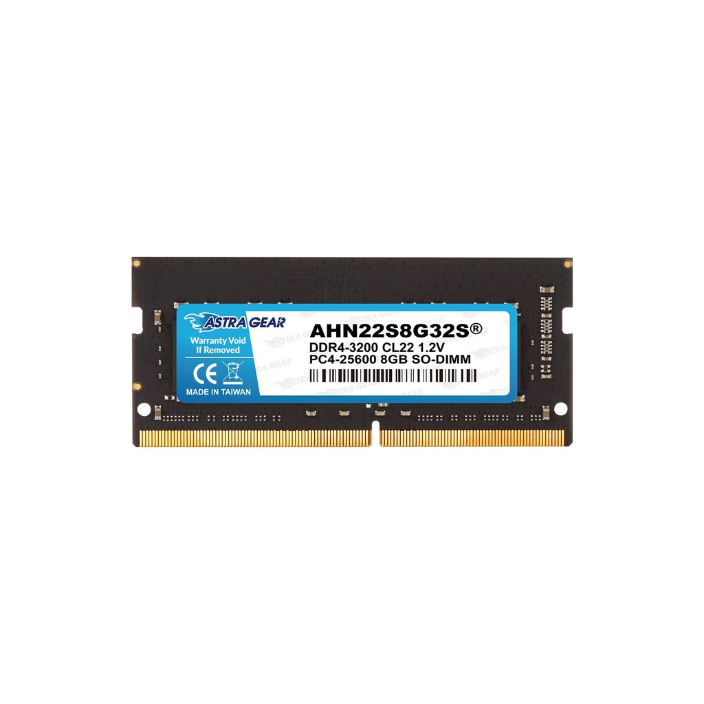 ASTRA MEMORIA 8GB DDR4 SODIMM 3200MHz AS408S32