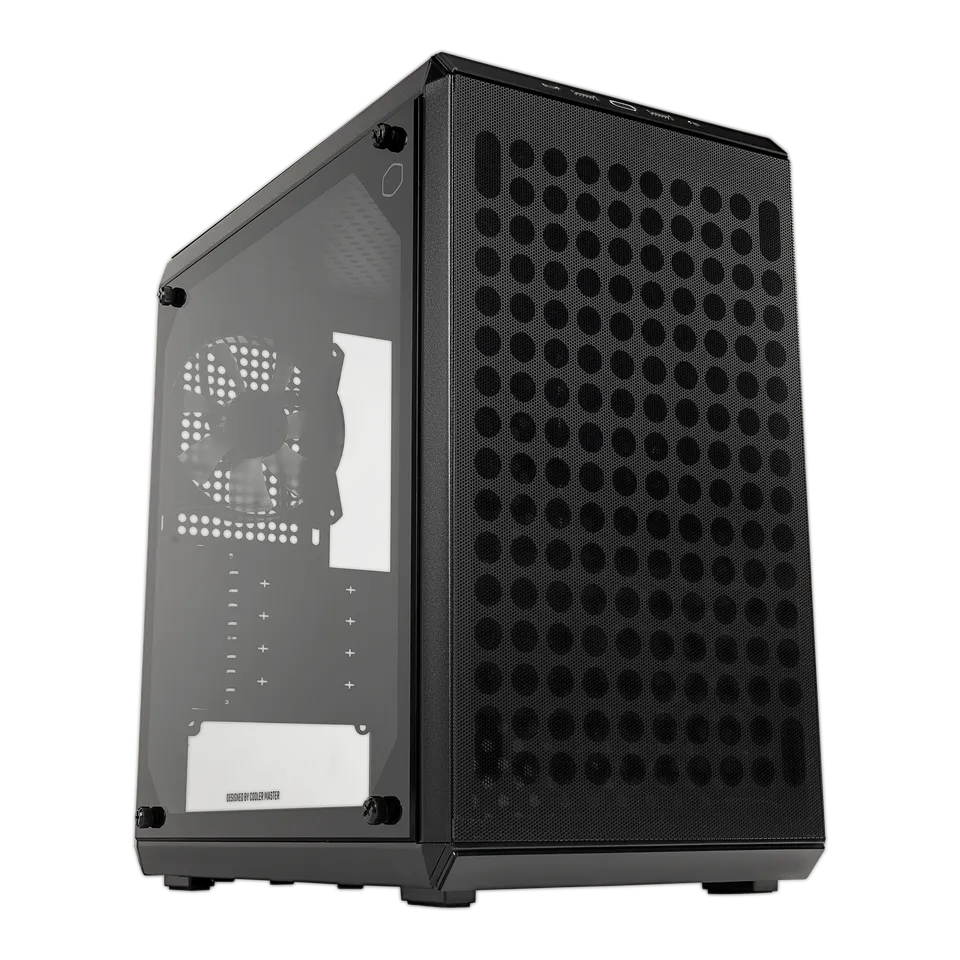 CASE COOLER MASTER GAMING Q300L V2 MINI TOWER 2xUSB 3.0 Q300LV2-KGNN-S01 FRONTAL MALLA-LATERAL ACRILICO