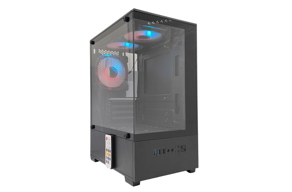 CASE JEMIP GAMING EVO X JP-308QC MICRO ATX -ITX LATERAL-FRONTAL VIDRIO