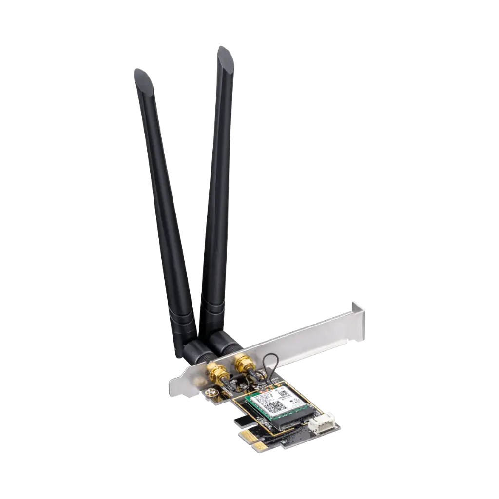 ADAPTADOR PCI EXPRESS WIFI 6 AX3000 MODELO WE3000 V1.0 CUDY