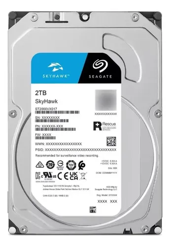 DISCO DURO 2TB SKYHAWK ST2000VX017 5400 RPM VIDEOVIGILANCIA
