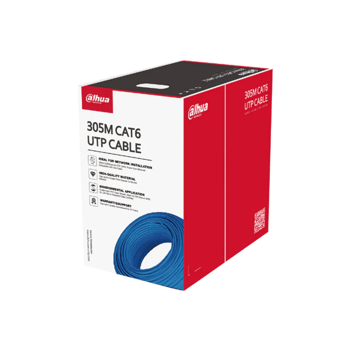 CABLE UTP CAT6 DAHUA DH-PFM920I-6UN-C 305MT INTERIOR