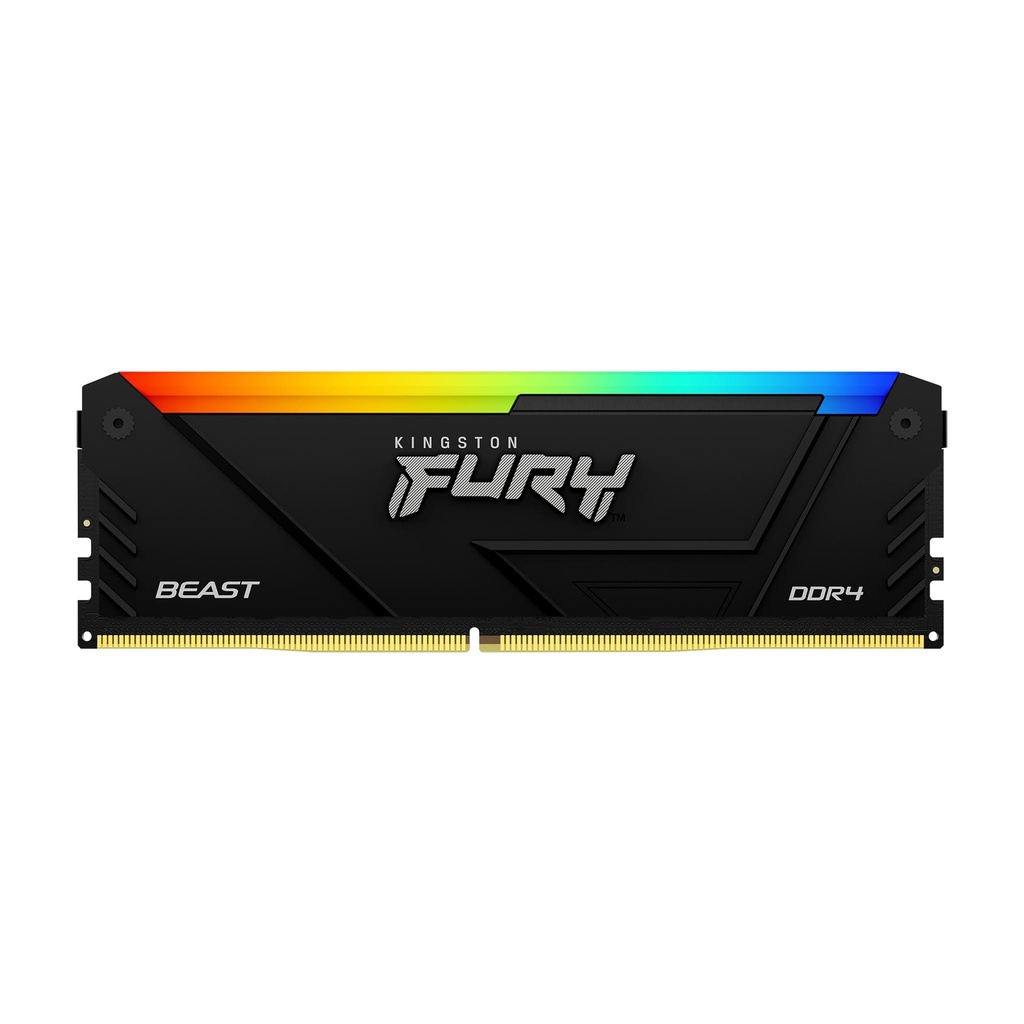MEMORIA RAM KINGSTON 32GB GAMING DDR4 3200MHZ RGB FURY BEAST UDIMM PARA PC KF432C16BB2A/32