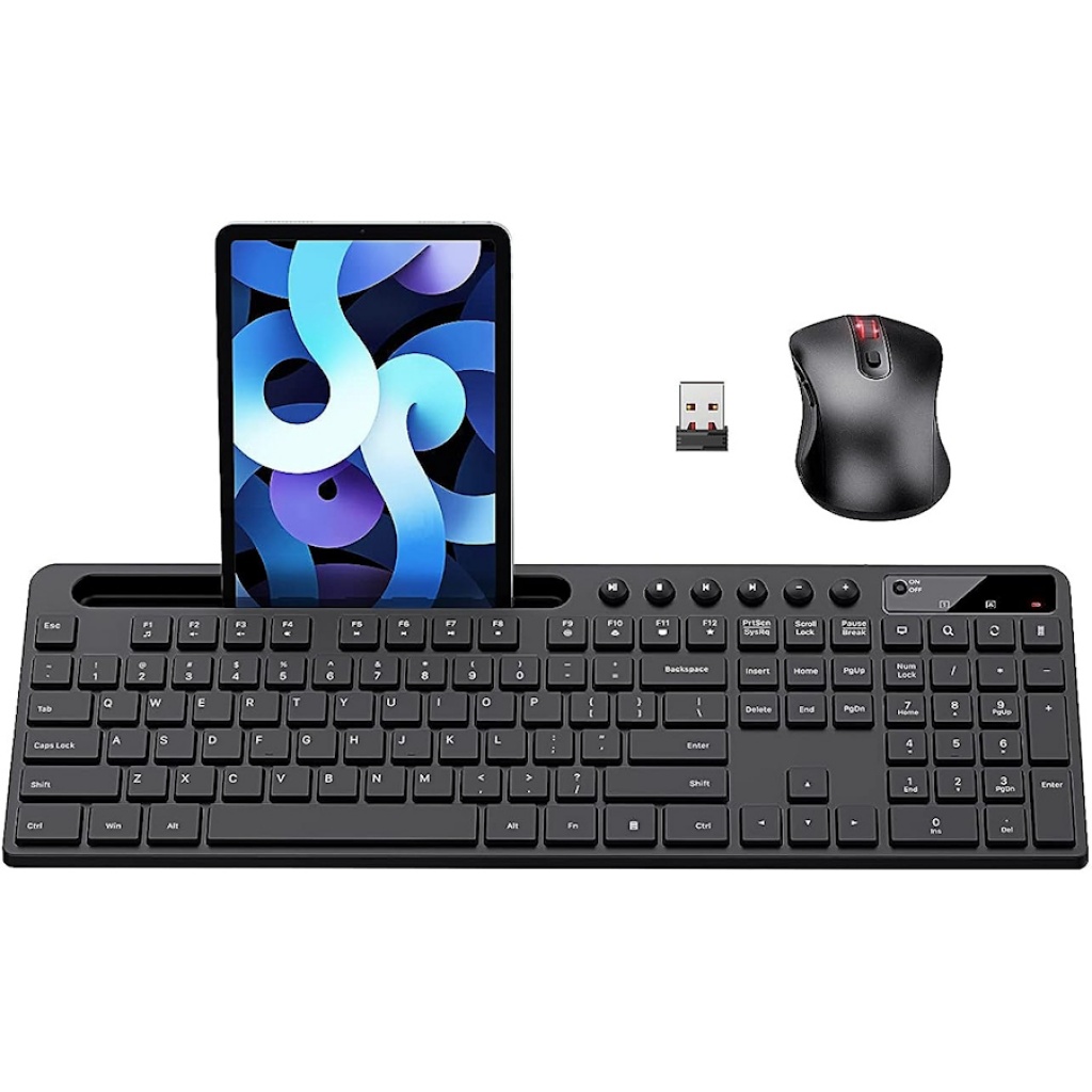 COMBO TECLADO/MOUSE MARVO KC411W SP BK INALAMBRICO 2.4G