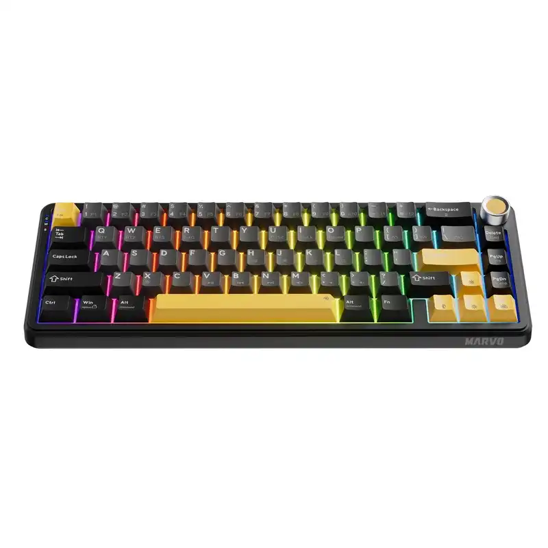 TECLADO MARVO KG984W TITAN 65 INALAMBRICO