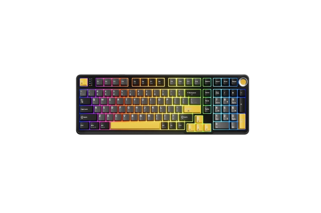 TECLADO MARVO KG986W TITAN 98 INALAMBRICO
