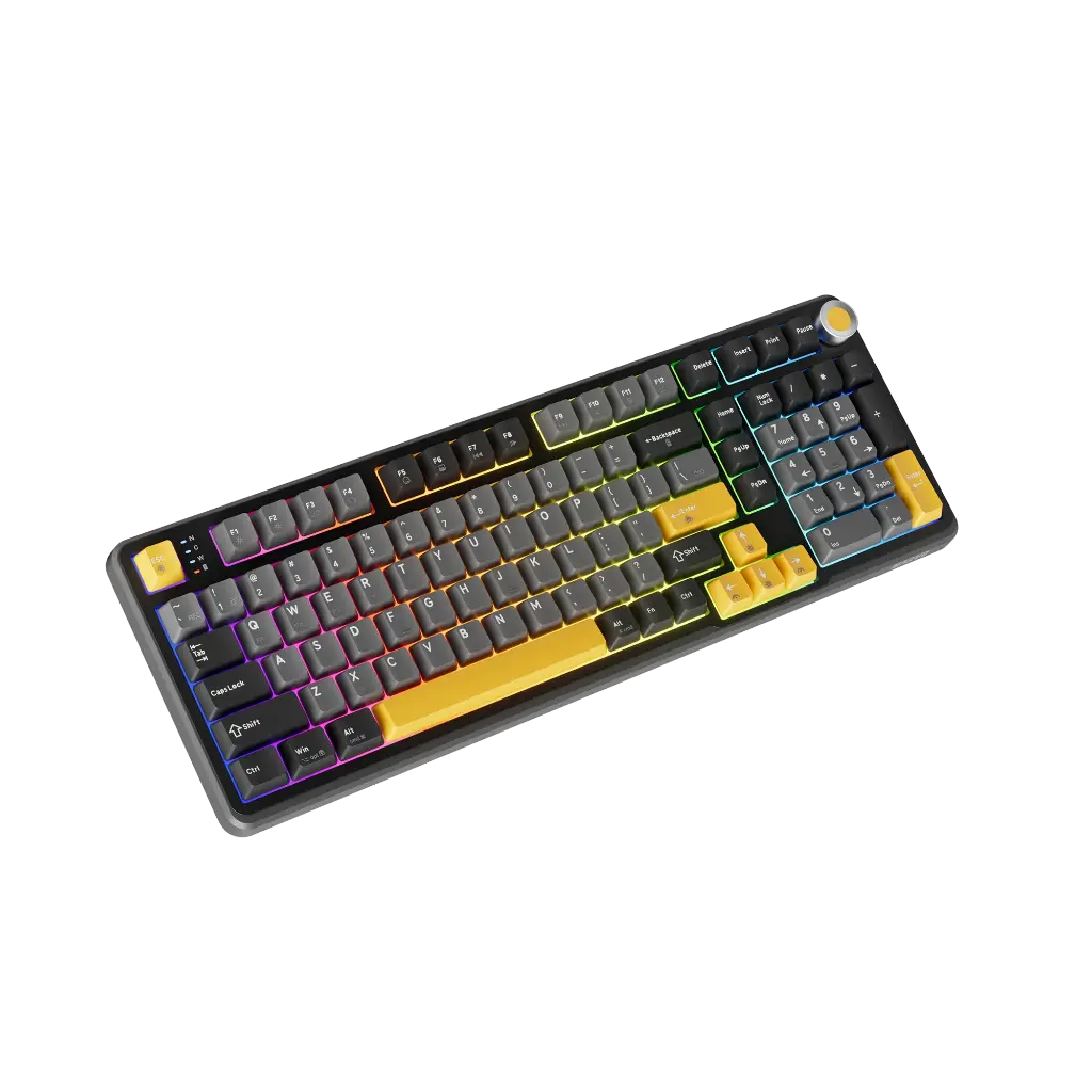 TECLADO MARVO KG986W TITAN 98 INALAMBRICO