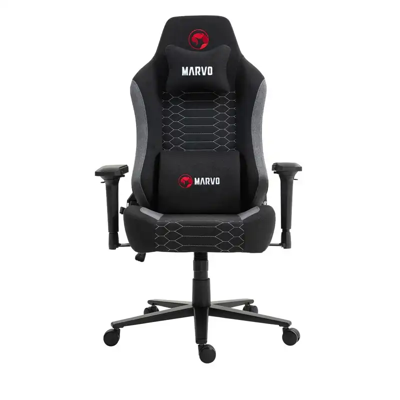 SILLA MARVO ESCORPION CH-178 GRIS 180° INCLINACION DE ESPALDAR 360° ROTACION 