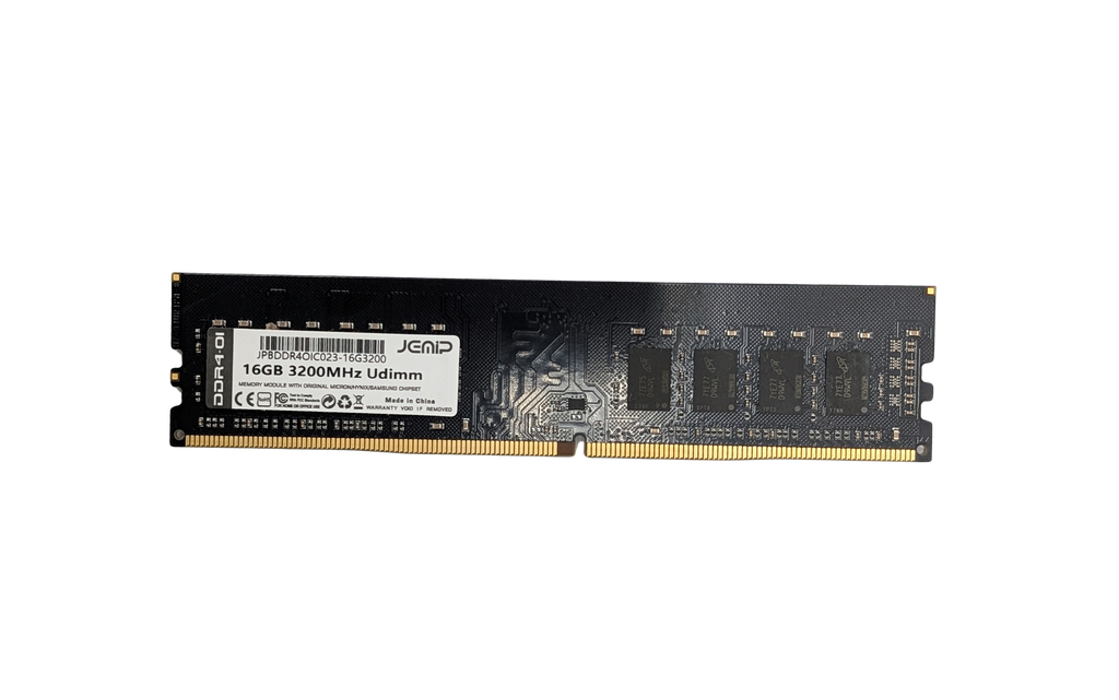MEMORIA RAM JEMIP 16GB/ DDR4/ 3200MHZ UDIMM PARA PC SIN EMPAQUE JPBDDR4OIC023-16G3200