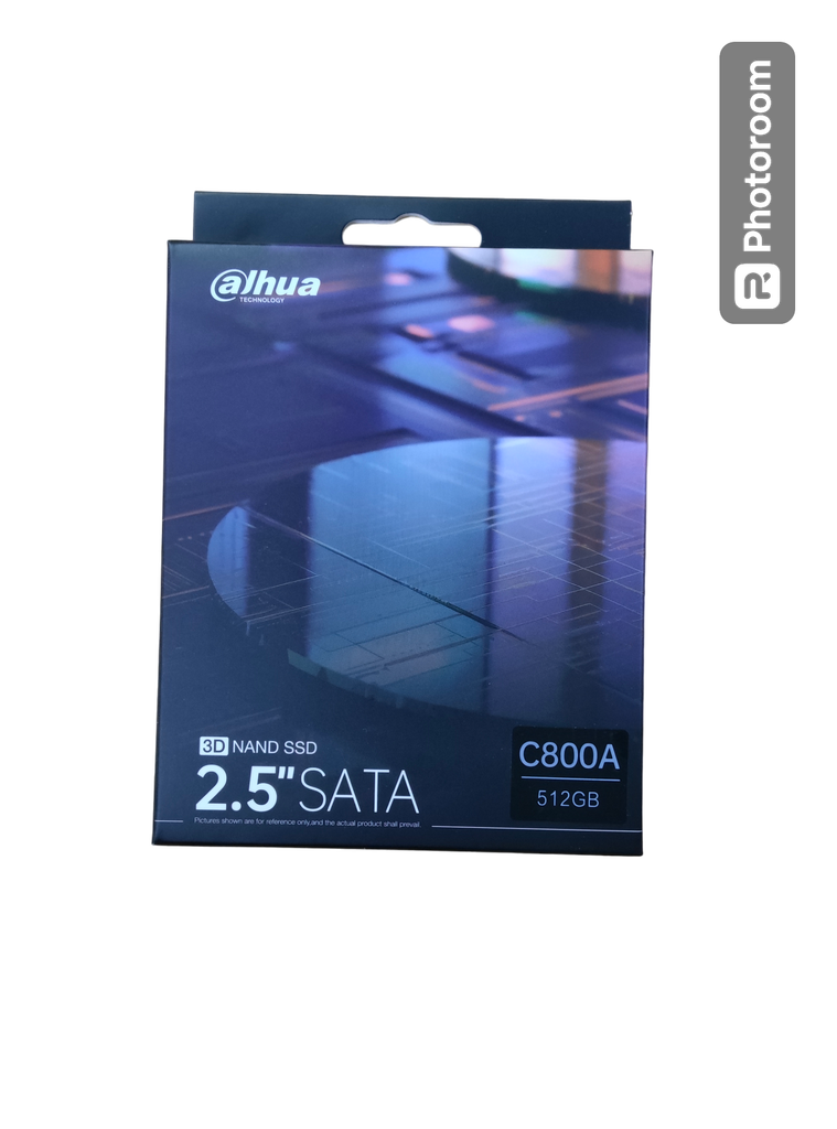 DISCO DURO SOLIDO DAHUA 512GB SSD 2.5" SATA III 6GB/S 3D NAND DHI-SSD-C800AS512G
