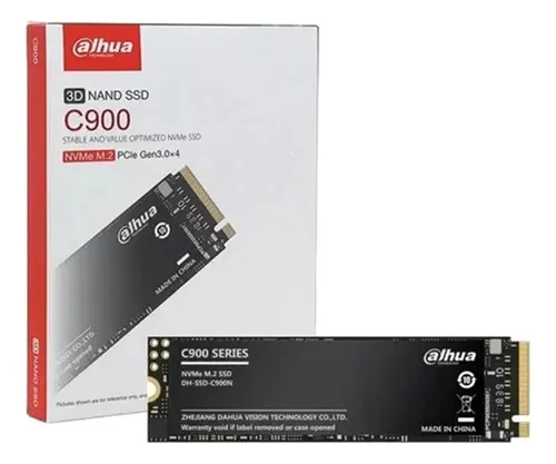 DISCO DURO SOLIDO DAHUA 512GB M.2 2280 NVMe PCIE GEN3.0x4 3D NAND DHI-SSD-C900VN512G