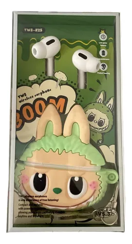 AUDIFONO BT LABUBU VERDE K25V TWS-K25