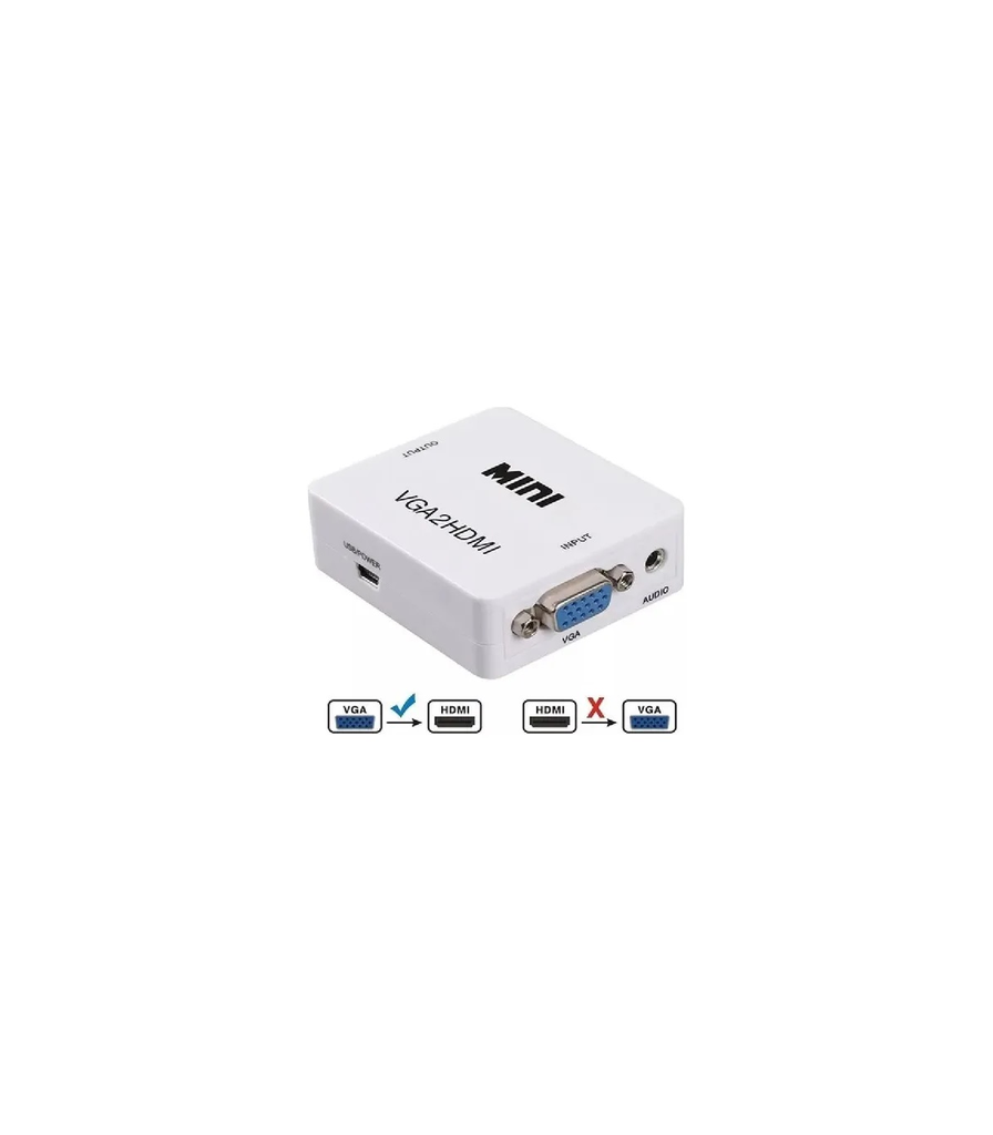 CONVERTIDOR VGA 3.5 A HDMI POWER V3 401315