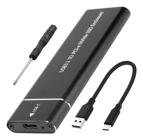 CASE SATA ENCLOSURE USB TIPO C M.2 NVME 12863