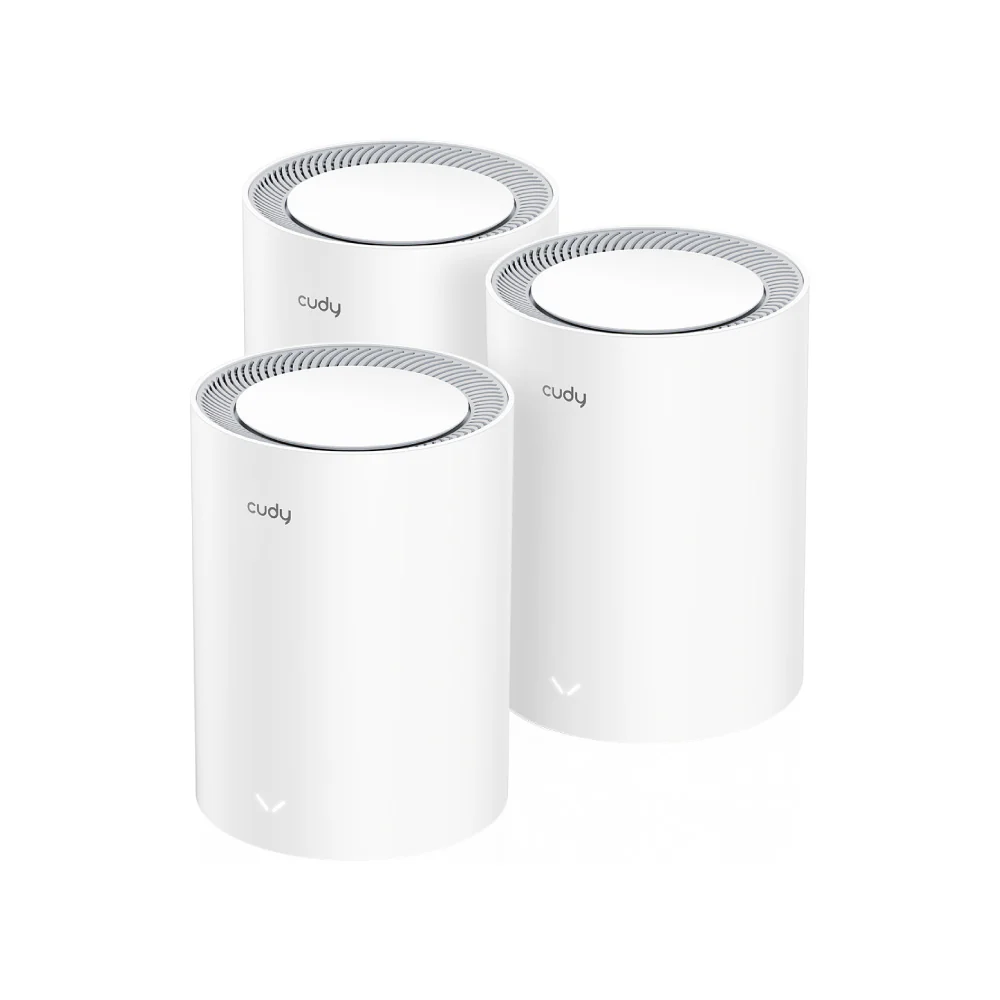 SISTEMA MESH AX3000 WIFI-6 2.5G 3 PACK SOLUTION WHITE MODELO M3000(3-PACK)_EU CUDY