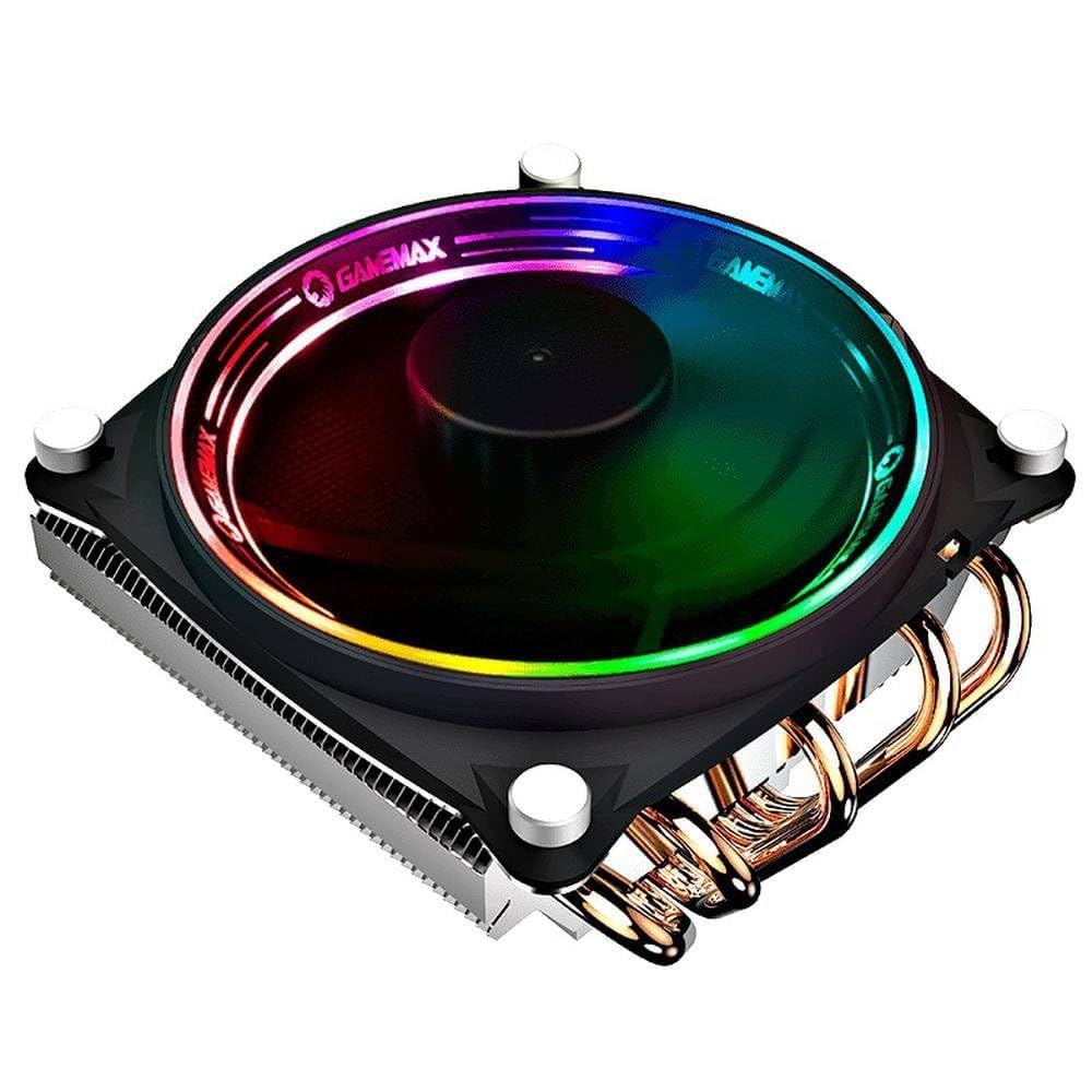 CPU FAN COOLER GAMEMAX GAMMA 300 RAINBOW/ 5 TUBOS/ TDP 135W RGB FULL INTEL-AMD-AM4-AM5