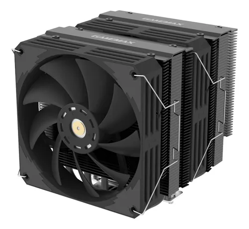 CPU FAN COOLER GAMEMAX TWIN 600 BK TORRE 6 TUBOS DOBLE FAN TDP 250W FULL INTEL-AMD-AM4-AM5