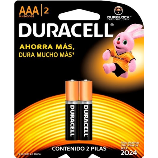 BATERIA DURACELL AAAX2 ALCALINA