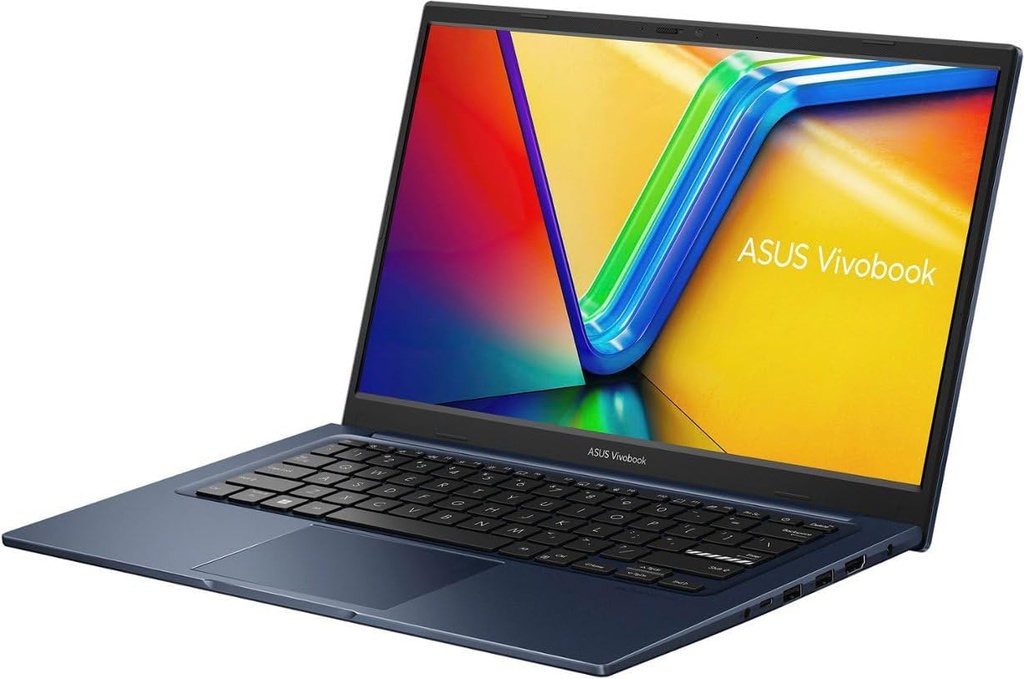 LAPTOP ASUS PORTATIL VIVOBOOK CORE I3-1315U 8GB 128GB SSD 14" UHD WEBCAM BT W11 QUIET BLUE X1404VAI38128