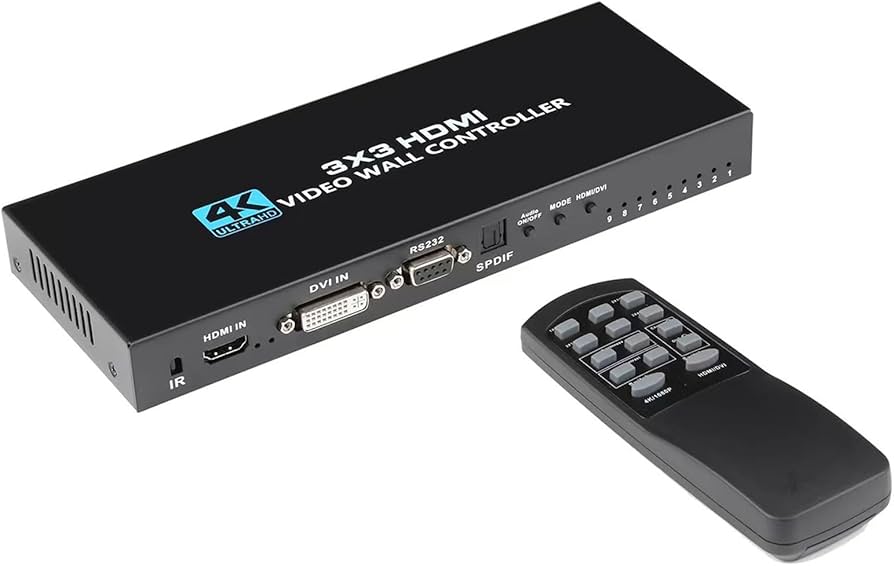 CONTROLADOR VIDEO WALL HDMI 3X3
