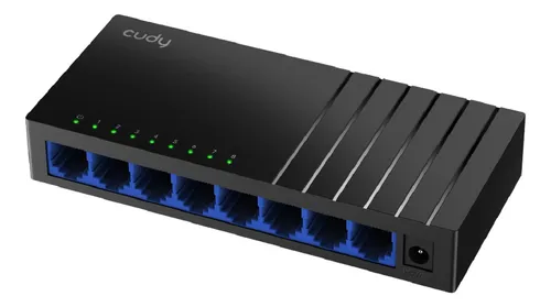 SWITCH CUDY GS108D GIGABIT 10/100/1000 Mbps 8 PUERTOS ESCRITORIO