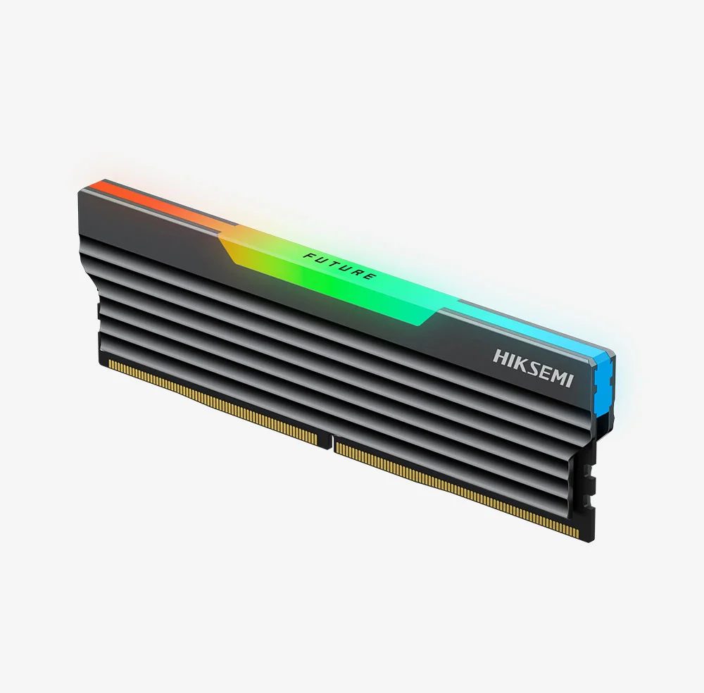 MEMORIA RAM HIKSEMI 16GB GAMING DDR4 3200MHZ FUTURE RGB CON DISIPADOR DE CALOR UDIMM PARA PC