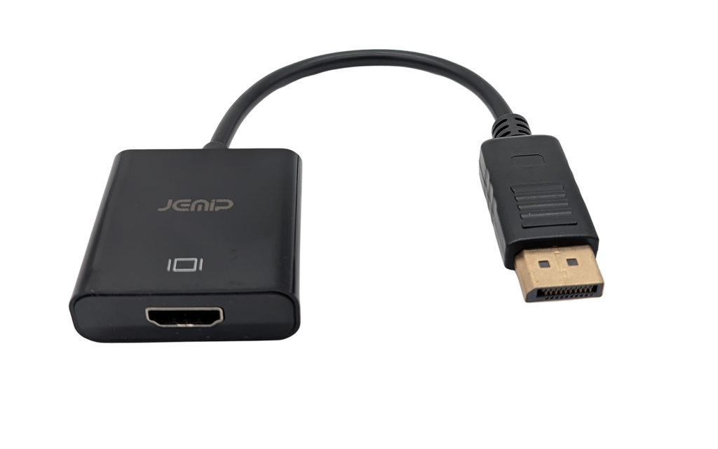 CABLE ADAPTADOR JEMIP DP MACHO A HDMI HEMBRA