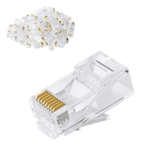 CONECTOR RJ45 50U CAT6 PASS TROUGH CAO15-6PT