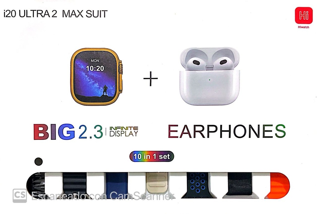 RELOJ i20 ULTRA MAX SUIT SET 10 EN 1