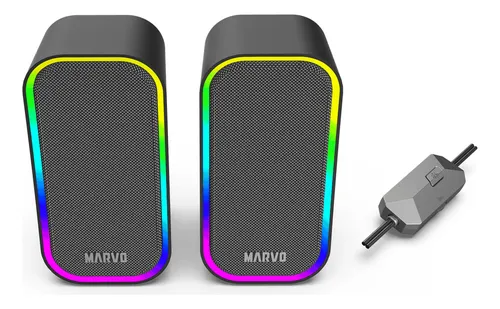CORNETA MARVO SG-285 BK HAVOC 20 RGB MODO USB TIPO C PARA CONEXION INALAMBRICA