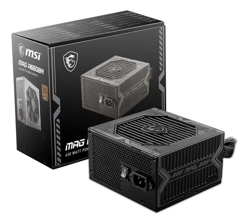 FUENTE DE PODER MSI 650W GAMING MAG A650BN ATX PCIe5 80+BRONZE 100-240V PFC