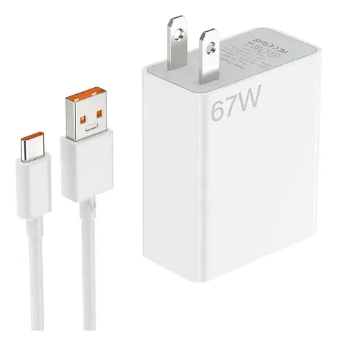 CARGADOR XIAOMI DUAL USB+C 67W