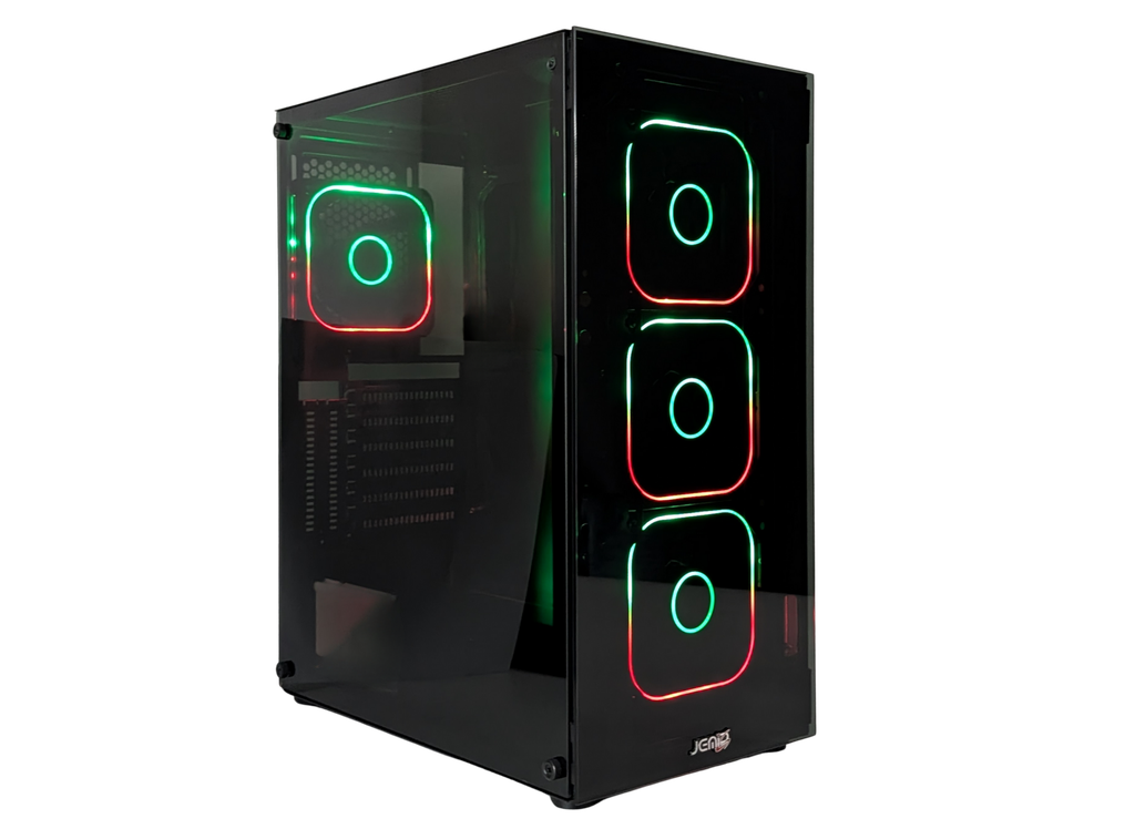 CASE JEMIP GAMING SUPER NOVA ATX/ HUB+CONTROL ARGB 4 FAN 12CM JPGSNOVAC NEGRO