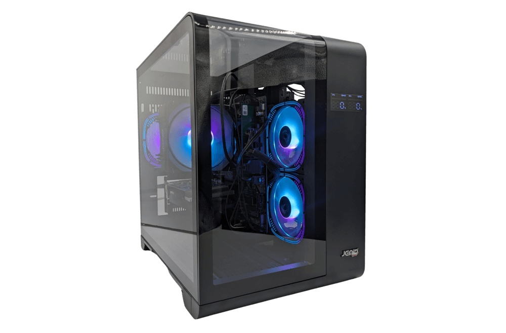 CASE JEMIP GAMING CYRO ATX 2xUSB HD AUDIO 3xFAN 12CM ARGB+PWM LATERAL VIDRIO TEMPLADO NEGRO