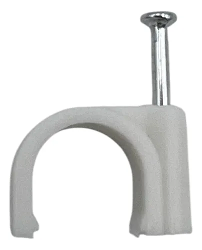 GRAPA PARA CABLES REDONDA WIREPLUS+ 5mm PAQUETE de 100und WP-GPCR-5